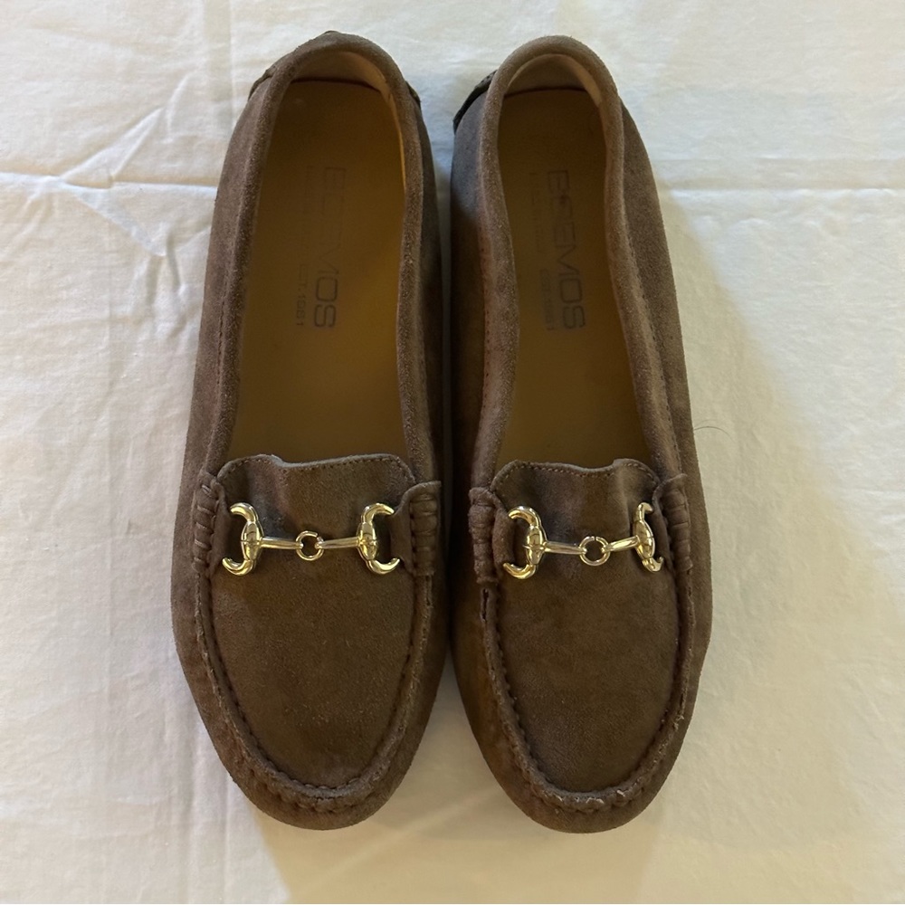 Suede Horsebit Loafers in Brown - Women